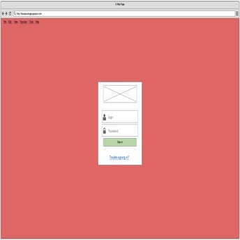 Lease App Wireframes in Balsamiq