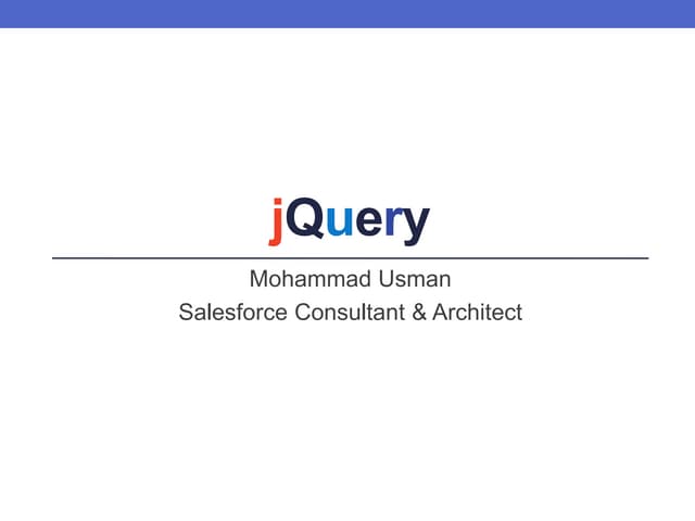 jQuery Presentasion