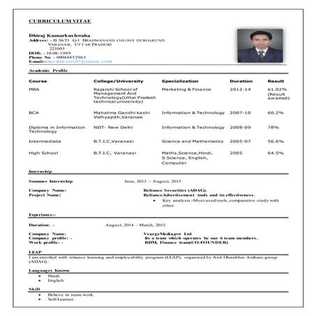 abbu CV 2 | DOC