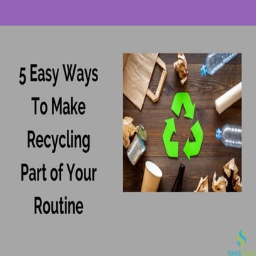 Why Recycling is Important? | PDF