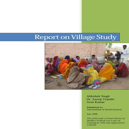 Village Report and Case study_GUNA_MP
