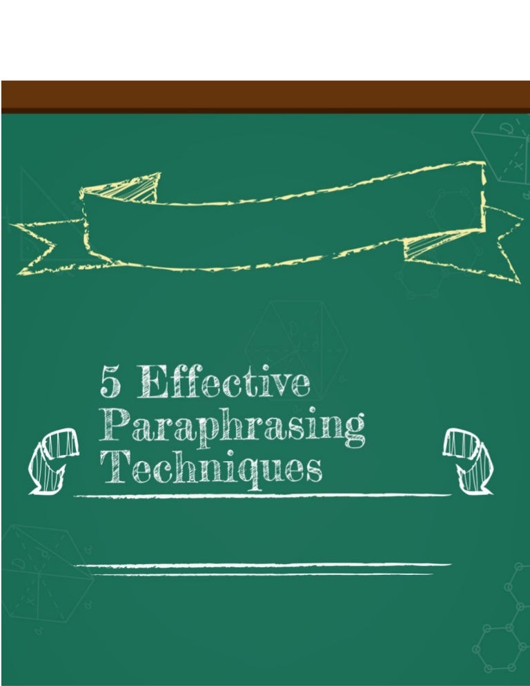Learn How To Rephrase A Sentence Using This Guide
