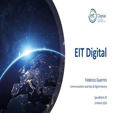 EIT Digital - Driving Digital Transformation