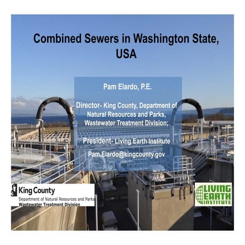 Combined Sewer in Washington State, USA