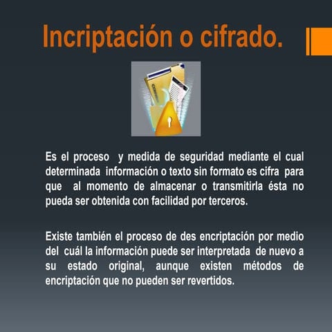 Que es encriptación diapositiva(1) | PPTX