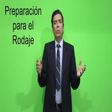 (W3) Ensayando el rodaje