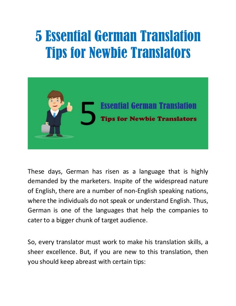 What Is German Accurate Translation? – RYAUUC