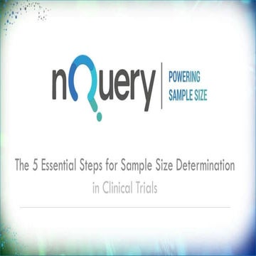 5 essential steps for sample size determination in clinical trials   slideshare