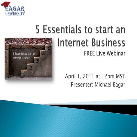 5 essentials to start an internet business pdf presentation