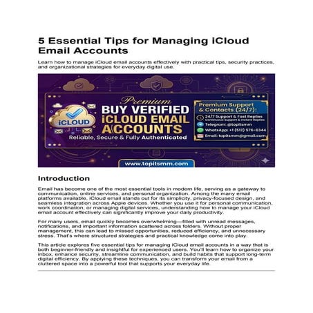 5 Essential Tips for Managing iCloud Email Accounts.docx