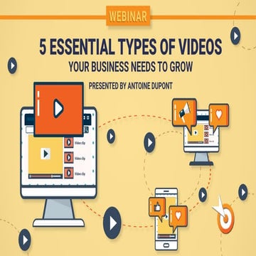 5 Essential Types of Videos Your Business Needs to Grow 