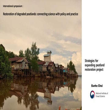 Strategies for expanding peatland restoration project