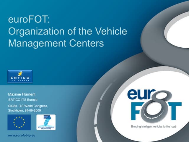 Maxime Flament, ERTICO - ITS Europe