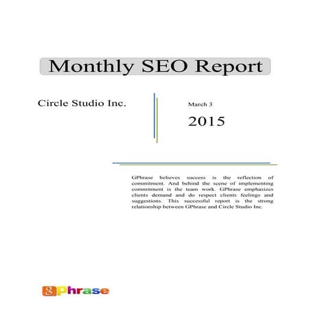 G-phrase SEO Report