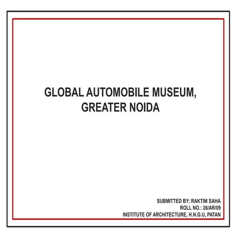 FINAL Report AUTOMOBILE MUSEUM