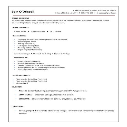 Final CV blackrock ver | DOCX
