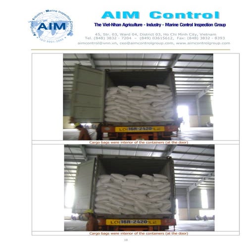 Loading inspection report | PDF