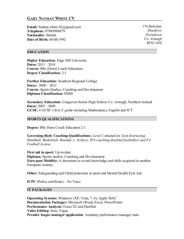 nathan white cv british degree classification