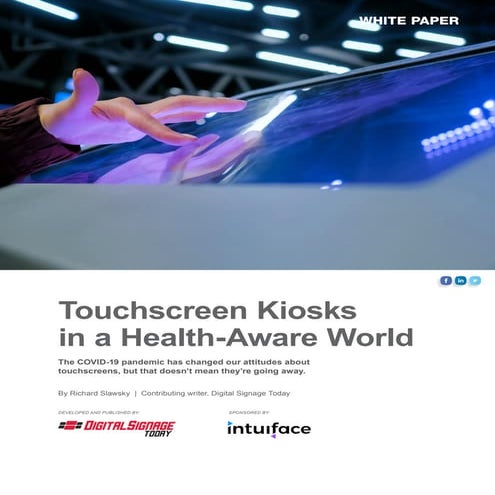 Touchscreen Kiosks in a Health-Aware World