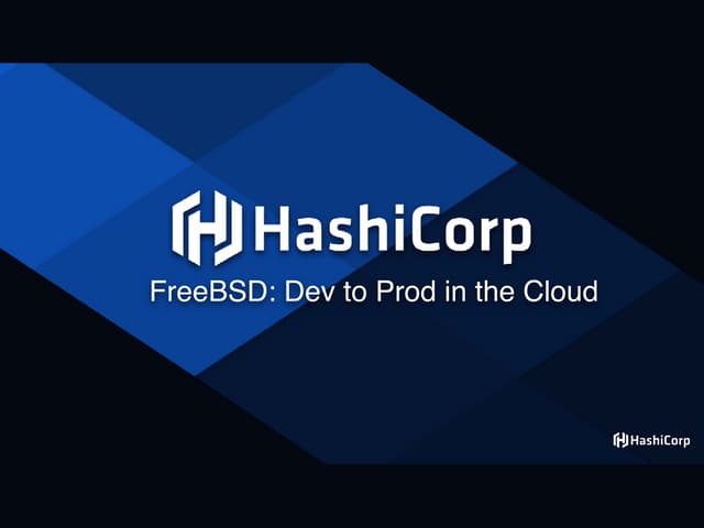 FreeBSD: Dev to Prod