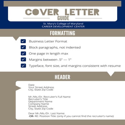 Cover Letter Guide | DOCX