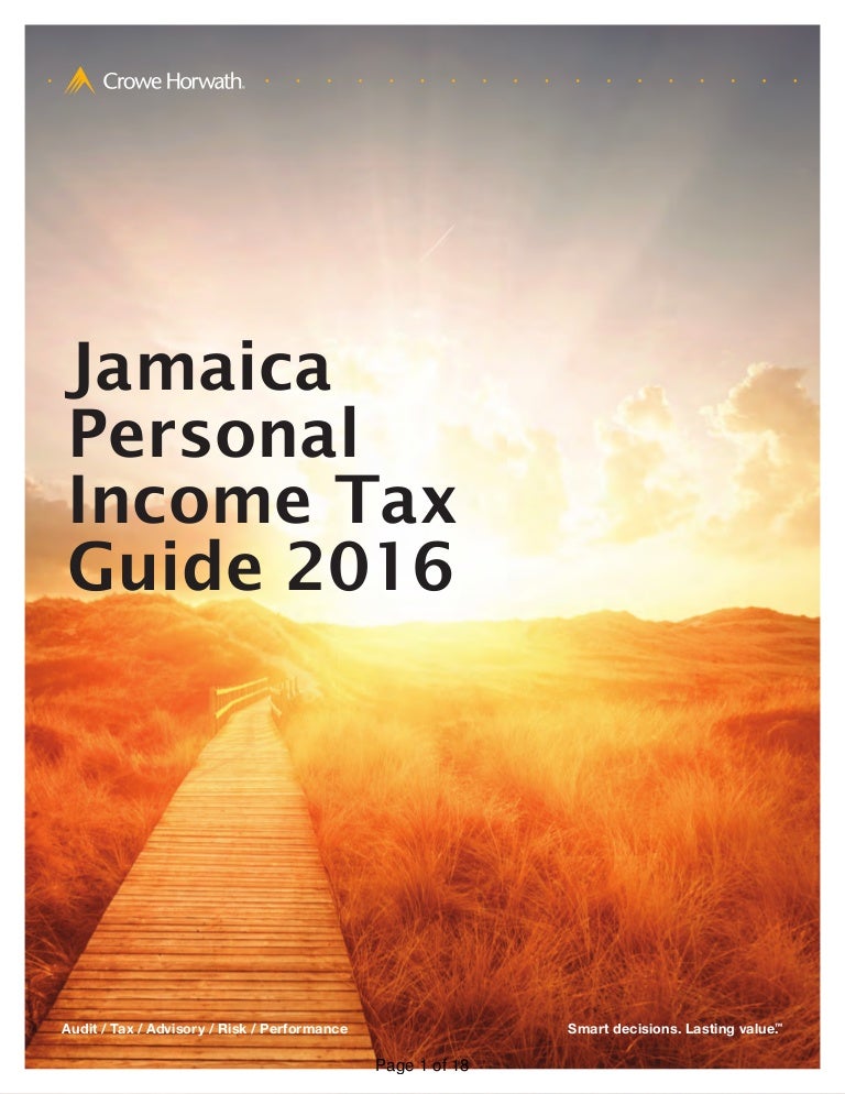Jamaica Personal Tax Guide 2016 Edition (1)