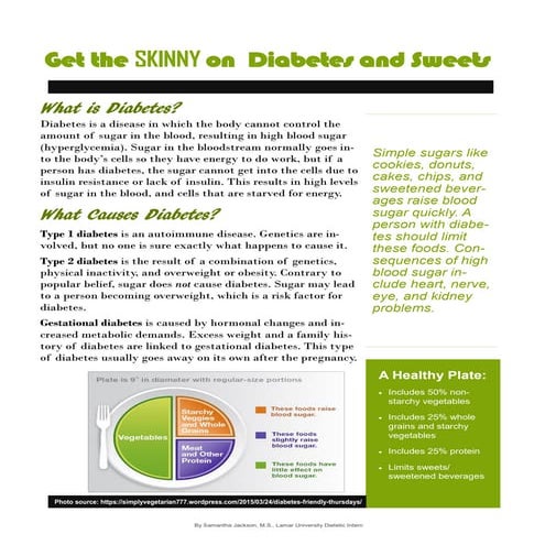 Diabetes handout | PDF