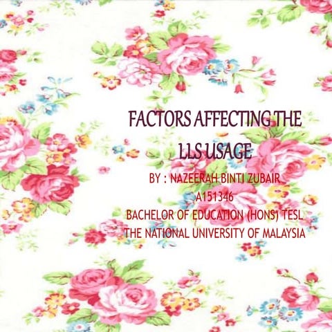 FACTOR AFFECTING LLS