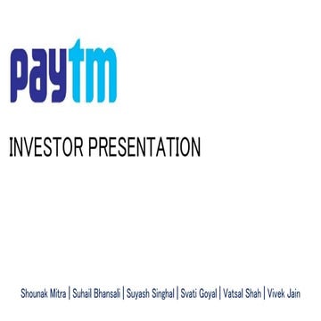 PE_Group5_Paytm | PPTX