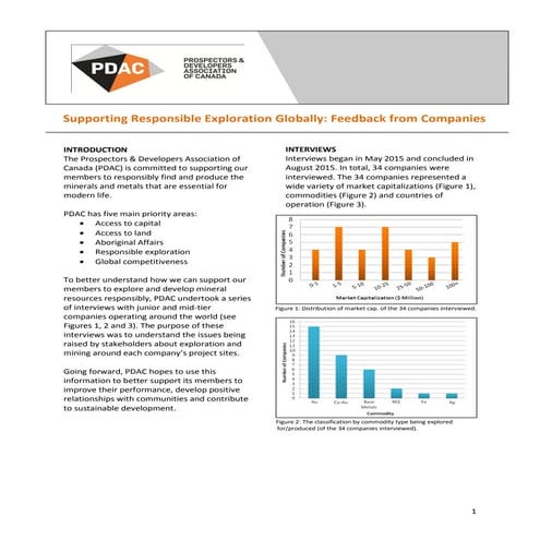 Supporting Responsible Exploration Globally