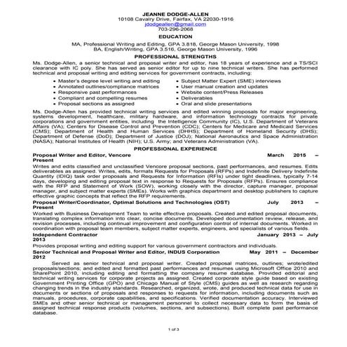 SENIOR TECHNICAL AND PROPOSAL WRITER AND EDITOR_12_2016