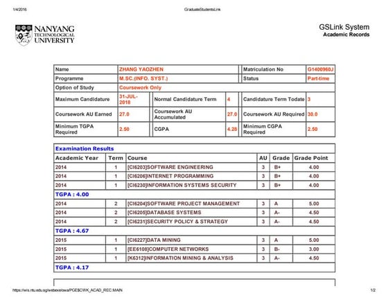 ITE transcript 2 | PDF