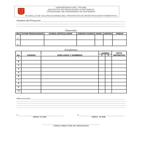 Formato notas | PDF