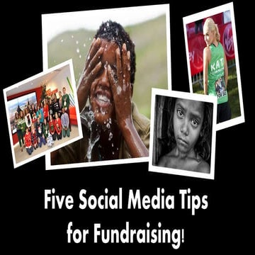 5 fundraising tips for social media