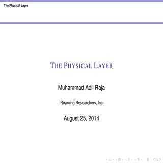 The Physical Layer