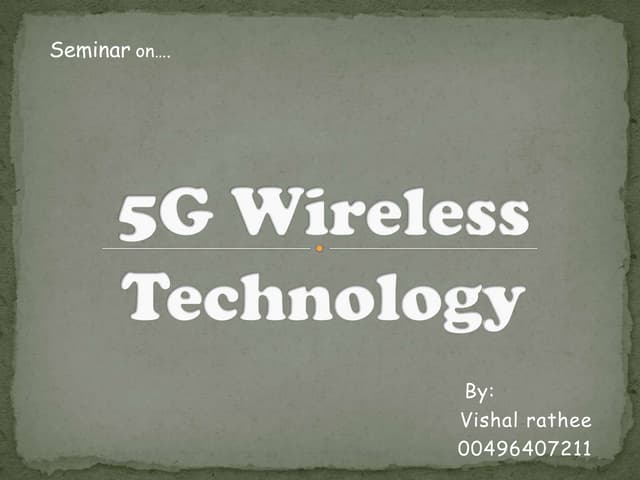 5G technology