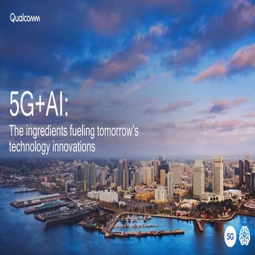 5G AI the Ingredients for Next Gen Wireless Innovation