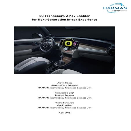 5g Technology: A key Enabler to next generation in car experiences