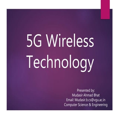 5 G Wireless Technology