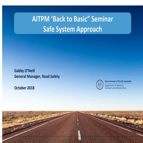 Gabby O'Neil - Safe System Approach