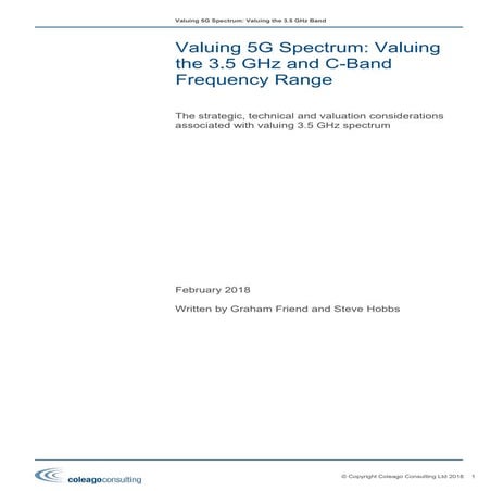 Beginners: 5G Spectrum - Short Version | PDF