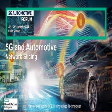 5G and V2X Automotive Slicing