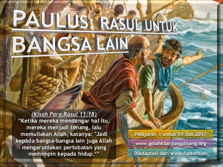 Pelajaran sekolah sabat ke 1 triwulan 3 2017