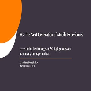 5G Challenges and Opportunities