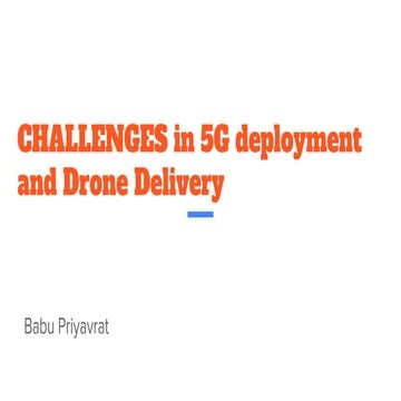 5G and Drones 