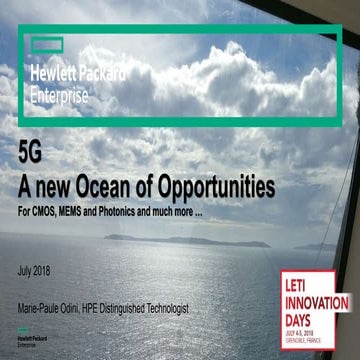 5G - An Ocean of New Opportunities