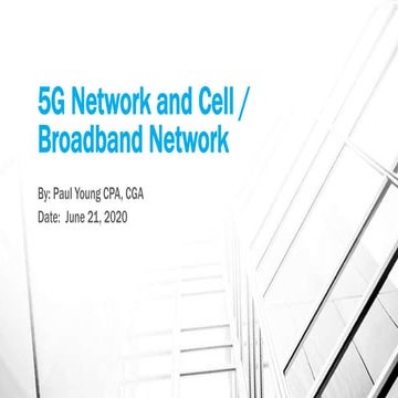 Telecom| 5G Networks| What's Happening