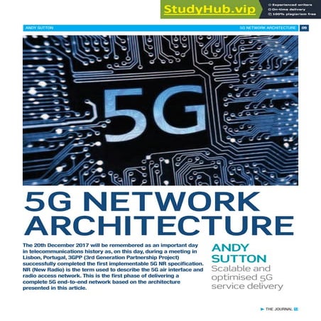 5G Network Architecture