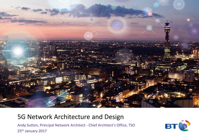 5G Network Architecture and Design
