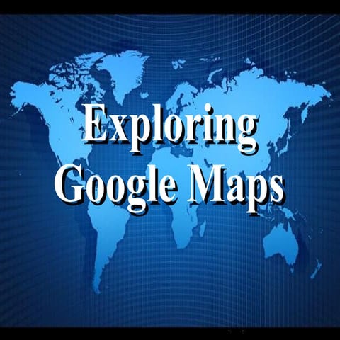 5 Google Maps | ODP